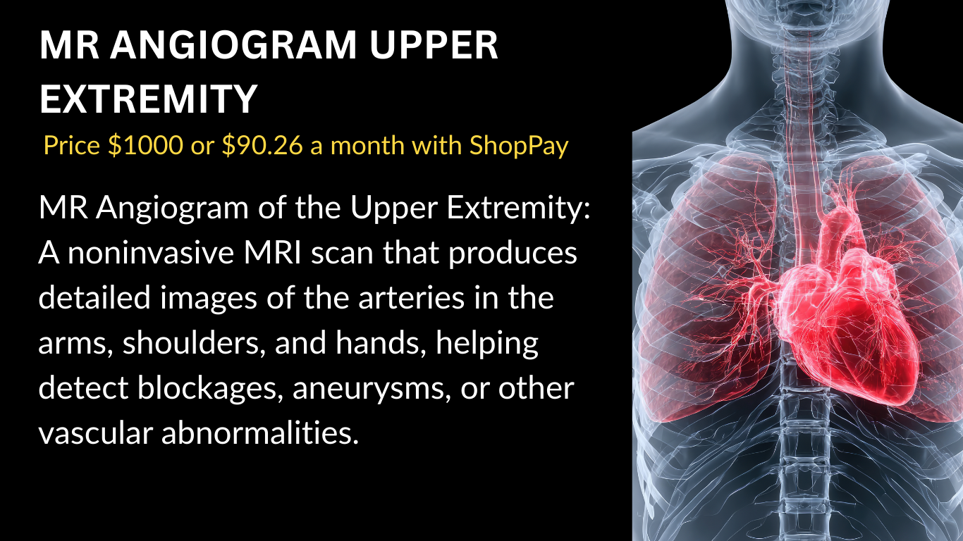 MR ANGIOGRAM UPPER EXTREMITY
